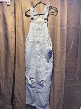 PacSun Denim Light Wash Overalls